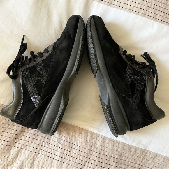 HOGAN Interactive Black Sneakers Sequins Luxury - Picture 6 of 15